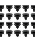 20 Piece Engine Compartment Trim Clip Fasteners For Porsche Cayenne 2011 To 2018 Heat Resistant Plastic Black