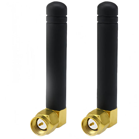 Mini Dual Band WiFi Antenna 3dBi SMA Male 2 Pack Rubber Duck Antennas For Router And Network Card USB WiFi Adapters