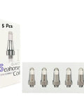 Box and five ceramic heating tips for Five Pcs Seahorse Tips 1.0 Replacement Heads For Pen Pro Plus Soldering Iron Ceramic Heating Tip Quick Heat Tool 510 Thread Compatible Easy Install Slick Build For Welding Electronics And DIY Projects