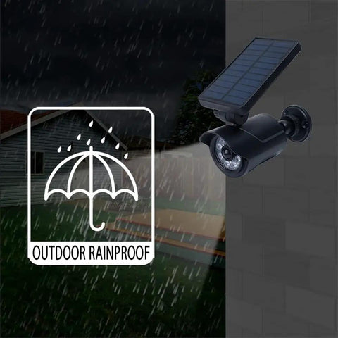 Solar Motion Sensor Flood Light With 8 LEDs And 500 Lumen Output For Garage Yard Driveway Pathway, weatherproof in rain