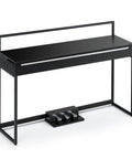 OURA S300 88 Key Weighted Digital Piano With Graded Hammer Action, sleek black design with pedals visible