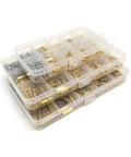 Pro Grade Brass Copper PCB Standoff Hex Spacer Kit For Electronics DIY M2 M2.5 M3 M4 Sizes With Nuts Washers Pillars Screws 680 Piece Set Built For Makers And Tinkerers in organizer boxes