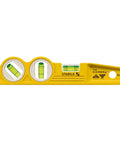 Die Cast Three Vial Torpedo Level With 1 Percent And 2 Percent Slope Rings, Vertical Plumb Vial, And 45 Degree Vial for angles