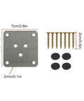 Hardware included in oak solid wood furniture legs 50cm replacement kit for easy assembly