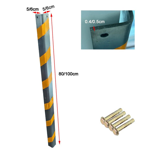 Hella Tough Stainless Steel Corner Guard With Reflective Edges And Pre Drilled Holes To Shield Garage Walls From Car Door Dents For A Legit Heavy Duty Build