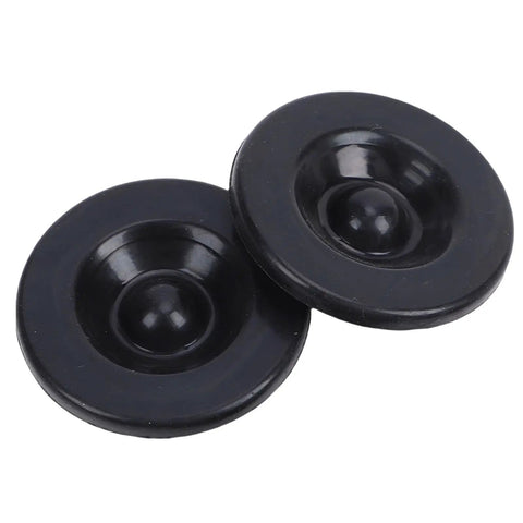 4 Pack Trailer Hub Dust Caps Rubber Grease Covers Plugs For Dexter Bearing Systems With Heavy Duty Sealing Protection, close-up view