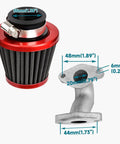 Air filter and intake manifold for Carburetor Kit For Taotao And Coolster 50cc To 125cc Chinese ATVs Go Karts And Dirt Bikes