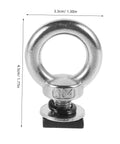 Heavy Duty Roof Rack Tie Down Kit With Eye Bolts And Strap Anchors For Rooftop Tents And Cargo, Easy Install Eye Hook Hardware To Secure Your Gear On Any Adventure, 304 steel eye bolt, 4.5cm