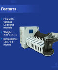Game-Changing Refrigerator Ice Maker Assembly Kit Replacement For LG AEQ36756912 1790070 AH3532295 EA3532295 PS3532295, dimensions 13x7x5 inches