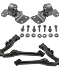 Built Like A Tank Front Lower Control Arms With Ball Joints And Torsion Bar Bushings 4 Piece Heavy Duty Suspension Kit displayed with hardware.