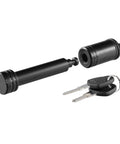 Locking Trailer Hitch Pin With Five Eighth Inch Diameter For Two Inch Receiver, Heavy Duty Steel Construction For Anti Theft Security