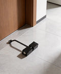 Automatic Hydraulic Door Closer With Stainless Steel Spring Hinge For Residential And Commercial Doors, Black Finish on floor