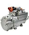 Electric AC Compressor Swap For Lexus LS600HL, compact design with connectors, ideal for direct replacement without cutting.