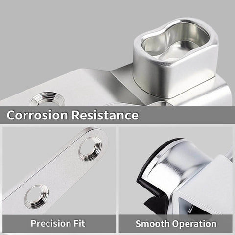 Close-up of tailgate hinge and bushing insert for 2007-2024 Tundra SR and SR5, showcasing corrosion resistance and precision fit.
