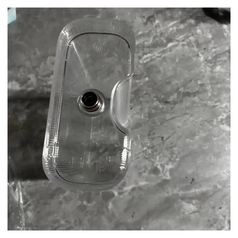 Clear Water Tank With Cap For Capsule Coffee Makers BPA Free Food Grade Plastic Transparent Reservoir Replacement Part Easy Fit For Various Capsule Systems Keeps Water Odorless And Coffee Flavor Fresh - top view close-up