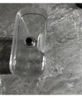 Top view of Clear Water Tank And Cover For Capsule Coffee Makers Replacement Part, Ready To Drop In, Compatible With Nespresso And Nestle Machines F531 EN650, BPA Free Food Grade PP, Easy To Install And Clean, Keeps Brew Fresh on a surface.
