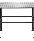 Heavy Duty Steel Welding Table And Workbench 36 By 24 Inches Featuring An 800 Pound Capacity with precision fixture holes.