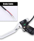 Aluminum Bicycle Brake Lever Set Left And Right For 22.5mm Handlebars Wired Cables Compatible With Mountain And Road Bikes Durable Alloy Levers 1 Pair Smooth Action Protective Design with brake cable