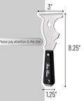 10 In 1 Painters Tool Scraper Knife For Paint Removal Putty Spackle Woodworking With Rust Resistant Blade And Wood Grip