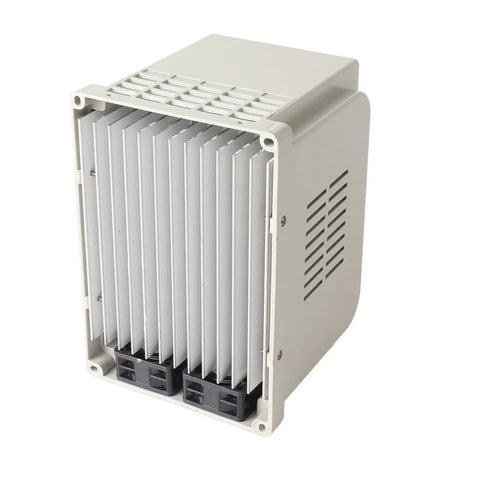 Heavy Duty 4kW 220V Variable Frequency Drive Inverter For Single To Three Phase Motors with visible metal vents and protective casing