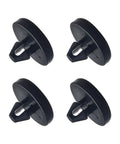 4 Piece Brake Pedal Pad And Light Switch Stopper Set Black Rubber Car Replacement Pads For Universal Fit Must Have Auto Parts For Everyday Driving And Easy DIY Fix