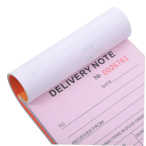 Carbonless Receipt Book 3 Part Duplicate Paper For Quick Customer Invoices And Simple Small Biz Record Keeping Legible Invoice Pad For Transactions And Inventory, 3-part receipt book close-up