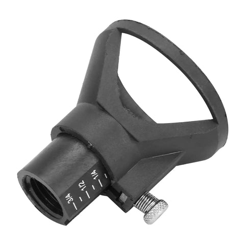 Kick Up Your Drilling Game With This Mini Drill Electric Grinder Locating Cap For Precise Punching Work and Robust Plastic Design Suitable For All Rotary Tools, black plastic locating cap with adjustable fit.