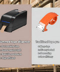 Heavy Duty Paper Based Top Shelf Electric Automatic Tape Dispenser Burns Through Water Activated Tape Flat Out showing efficient gummed tape dispenser.