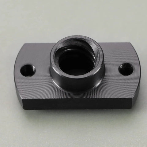 Close-up of Six Piece T8 Lead Screw POM Nuts Z Axis Replacement Trapezoid Motor Screws compatible with Creality Ender 3 Pro CR 10.