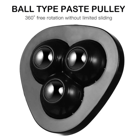 Close-up of 32 Pack Self Adhesive Mini Caster Wheels with 360 Degree Swivel, ABS and Stainless Steel Build for Small Appliances.