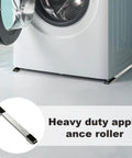 Heavy Duty Furniture Moving Rollers For Washing Machines And Dryers With 660 Lb Weight Capacity And Adjustable Length Design to assist in moving appliances.