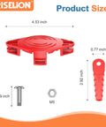Weed Eater Bladed Head For Craftsman Trimmer Replacement Nylon Blades Heavy Duty Upgrade For Real World Yard Work product size