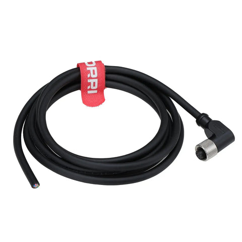 M12 Right Angle 8 Pin Sensor Connector To Waterproof Shielded Fly Lead Cable For Automation Applications A Code 8P 90 Degree Female Quick Connect