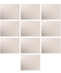 Heat Resistant Mica Sheets For Microwave Ovens Cuttable 12x12 Cm Waveguide Plates 10 Pack Insulation Mica Panels Universal Microwave