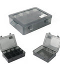 Stackable Parts Organizer Box With Lid For Screws Nuts Bolts And Small Hardware Clear View PP Plastic Bin For Workshop Garage Shelf Organization Dustproof Grab And Go Tool Storage One Box