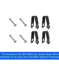 Front And Rear Brake Shoes Kit For Recon 250 ATV 1997 To 2022 With Non Asbestos Friction Material And Beefy Heavy Duty Steel Build Including 06450 HC4 900 06430 HM8 A10 06430 HM8 A00 hardware components