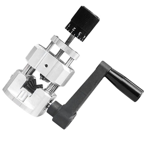 Jeanoko Wire Stripper Machine Manual Hand Crank Electrician Tool lightweight aluminum cable cutter with anti-slip handle.