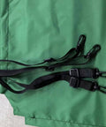 Rain Catcher Kit For Garden And Lawn Water Harvesting Cloth with adjustable straps, green polyester material
