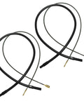 Two Piece Flex Shaft Replacement Kit With 39 Inch S93 Shaft And S77 Sheath for Pro Grade Rotary Tools, coiled on white background