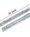 21 Inch Undermount Drawer Slides 6 Pack Full Extension Soft Close Concealed Runners With Screws And Brackets Rugged SGCC Steel Build