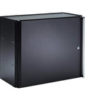 24 Inch Garage Wall Storage Cabinet With Heavy Duty 22 Gauge Steel Wall Mount Design Adjustable Shelf Reversible Door For Tool Storage Cleaning Supplies And Small Gear In Black