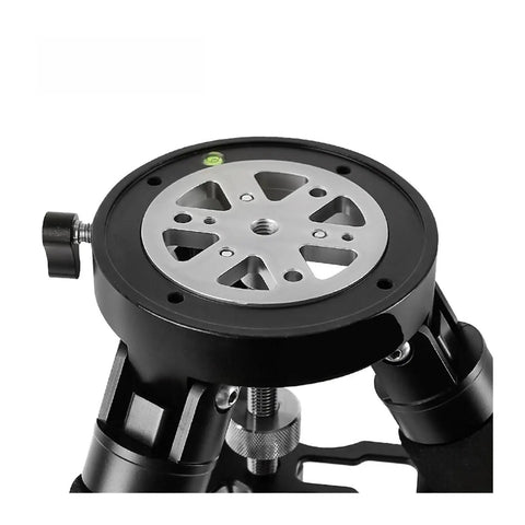Close-up of the Ergonomic Telescope Mount Stand With Carbon Fiber Tripod Heavy Duty 50kg Load Bearing showing mounting platform.