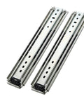 One Pair Heavy Duty Full Extension Drawer Slides Spanning Sixty Eight Inches Cold Rolled Steel Guide Rails close-up view