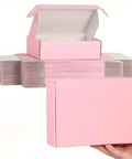 Pink Shipping Boxes Bulk Pack 10 Corrugated Cardboard Mailer Boxes For Packaging Small Business Mailing Gift Giving Moving Supplies