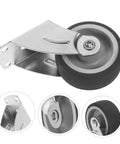 Sagging Sliding Door Guide Roller Wheel For Barn Doors Durable Bottom Support, grey metal and plastic, multiple views