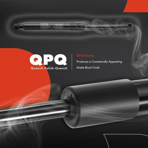 Heavy Duty Rear Tailgate Assist Shock Strut Lift Support Oem Style For Dodge Ram 1500 2002 To 2008 Ram 2500 3500 2003 To 2009 Left Side, matte black finish, QPQ process.