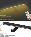 Wireless Picture Light With USB Rechargeable Battery Remote Control Dimmable No Fuss Timer Off 16 Inch Full Metal Accent Lamp