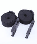 Heavy Duty Camping Lashing Straps With Nylon Quick Release Buckles for securing luggage and backpacks, shown rolled up