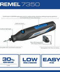Cordless Rotary Tool Kit With USB C Battery And 5 Accessories, 12000 RPM, features and highlights, lightweight ergonomic design.