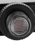 120V AC Photocell Light Sensor Dusk To Dawn Outdoor Switch For LED Lamps That Automatically Kicks On At Dusk And Off At Dawn To Save Energy And Extend Bulb Life, close-up lens
